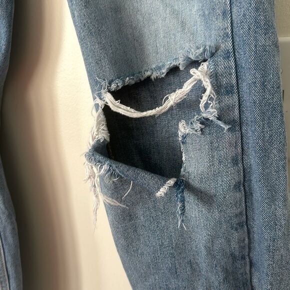 Avec Les Filles Deconstructed Straight Leg Jeans 27 - Picture 4 of 10